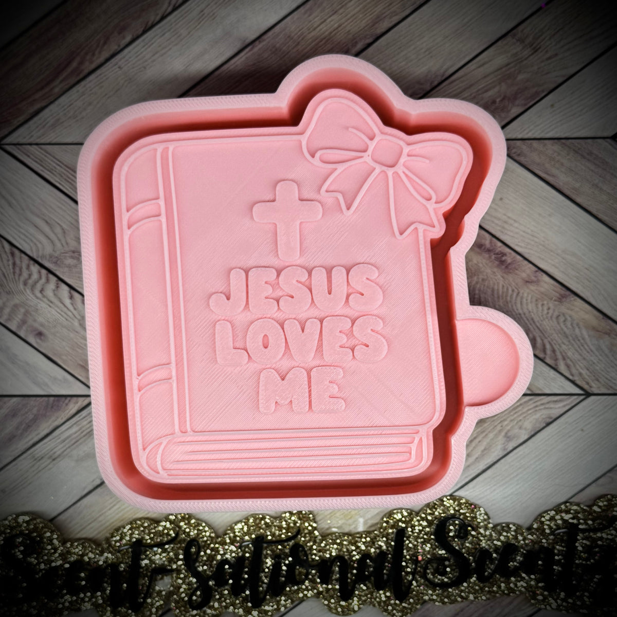 Jesus Loves Me Bible mold(1026)