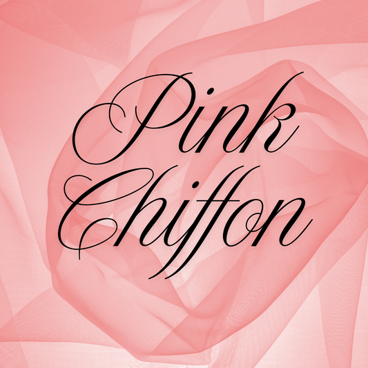 Pink Chiffon Prescented Beads