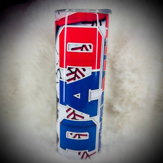 20oz tumbler - Baseball Dad