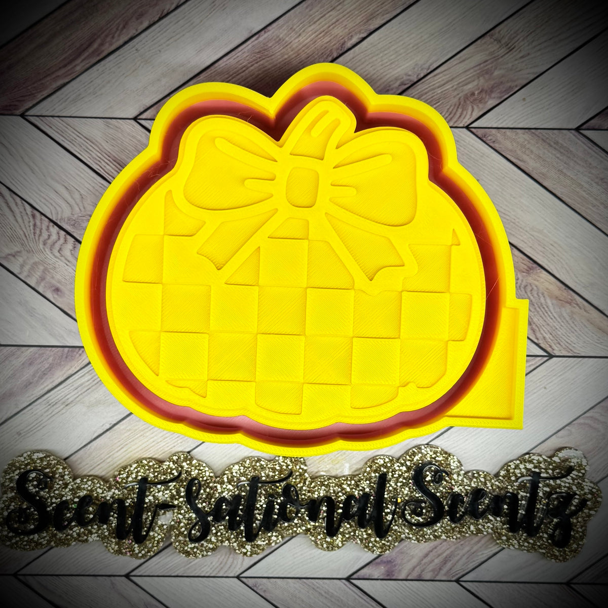 Checkered Pumpkin mold