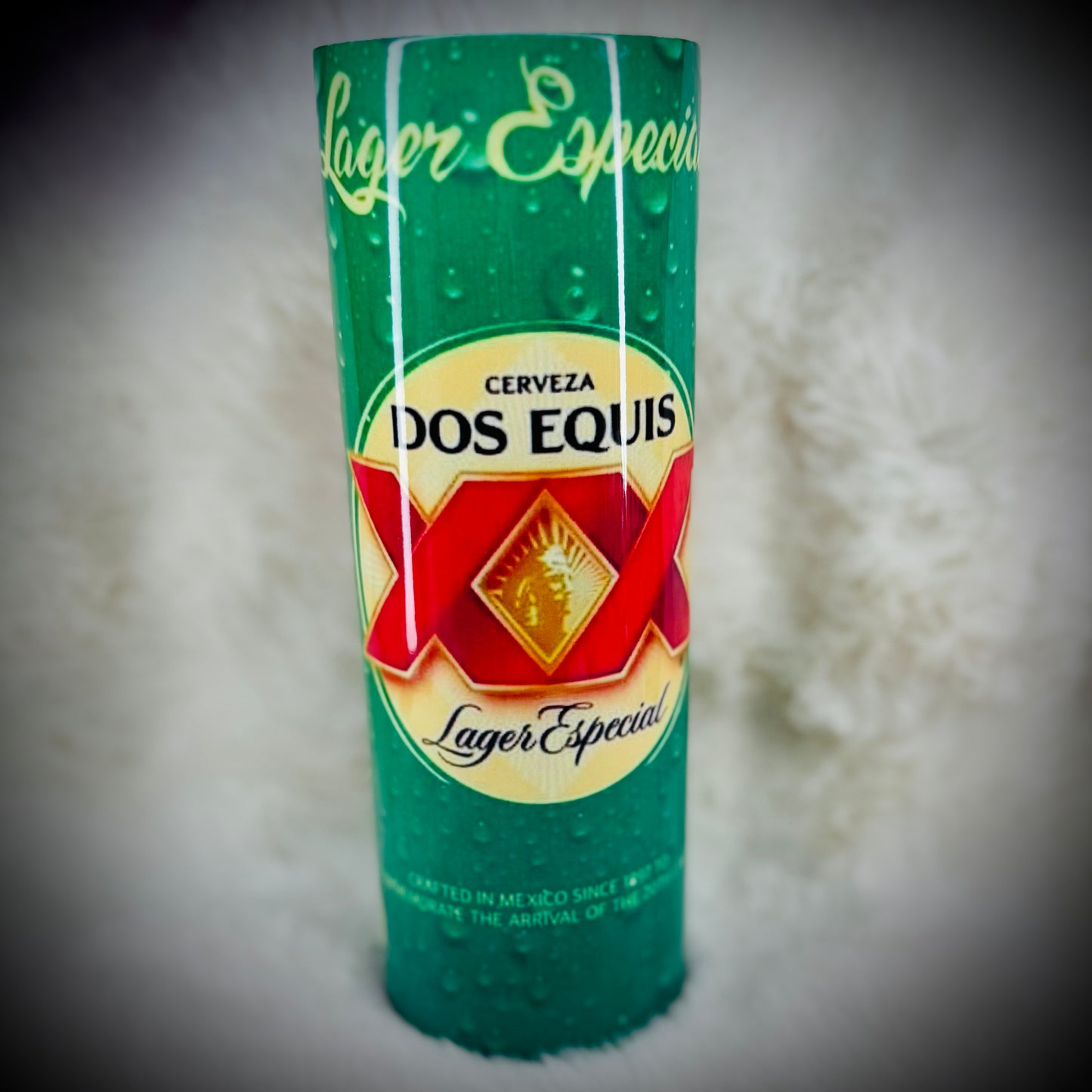 20oz tumbler - Dos XX can