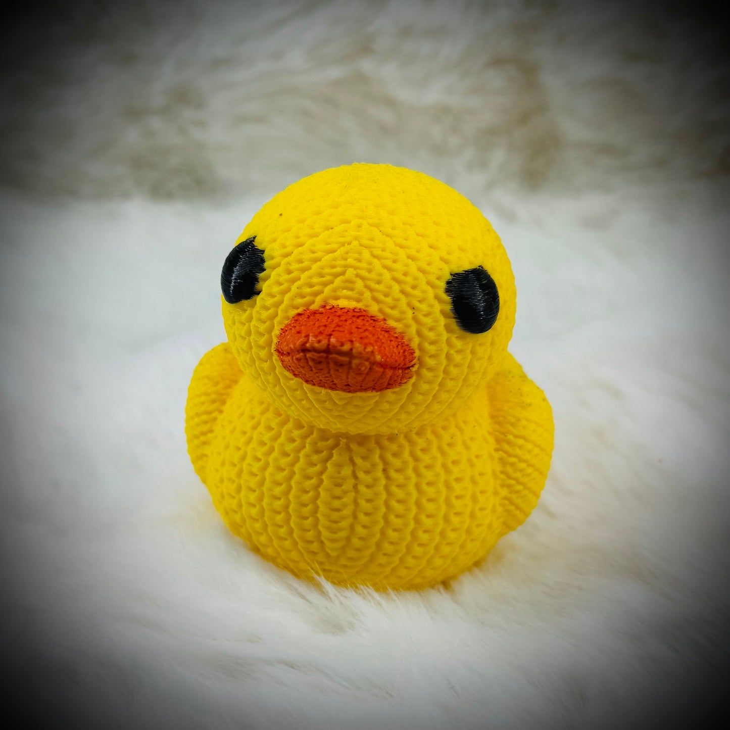 3d printed crochet duck