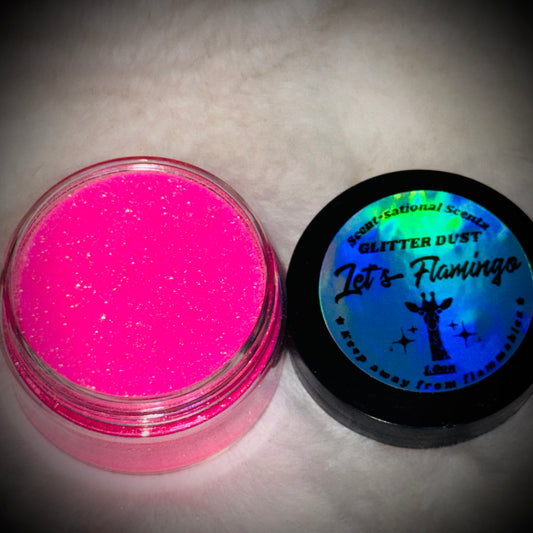 Let’s Flamingo Glitter Dust