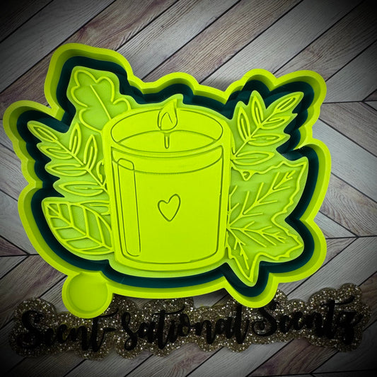 Fall candle mold