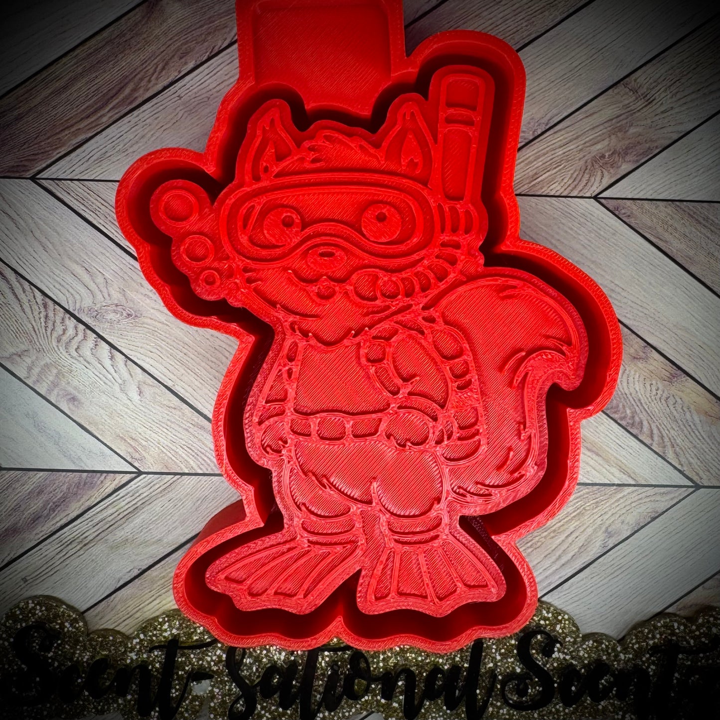 Scuba Squirrel mold