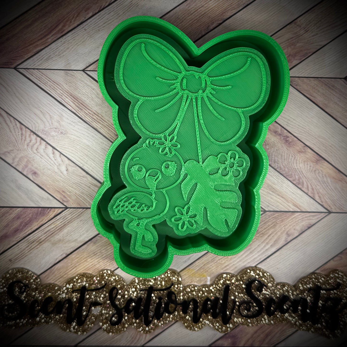 Flamingo/Monstera Cherries mold(575)