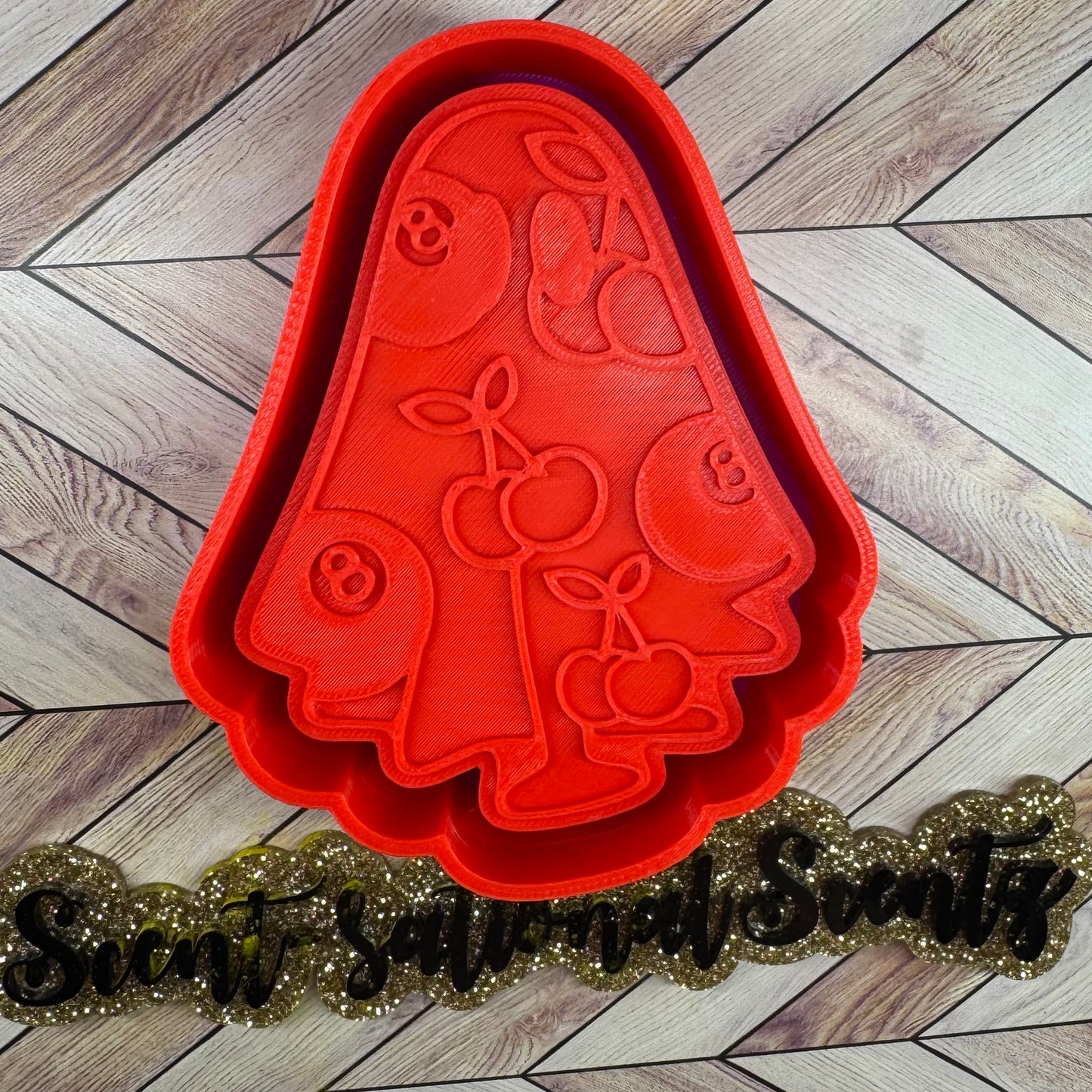 Cherries/8ball Ghost mold(44)