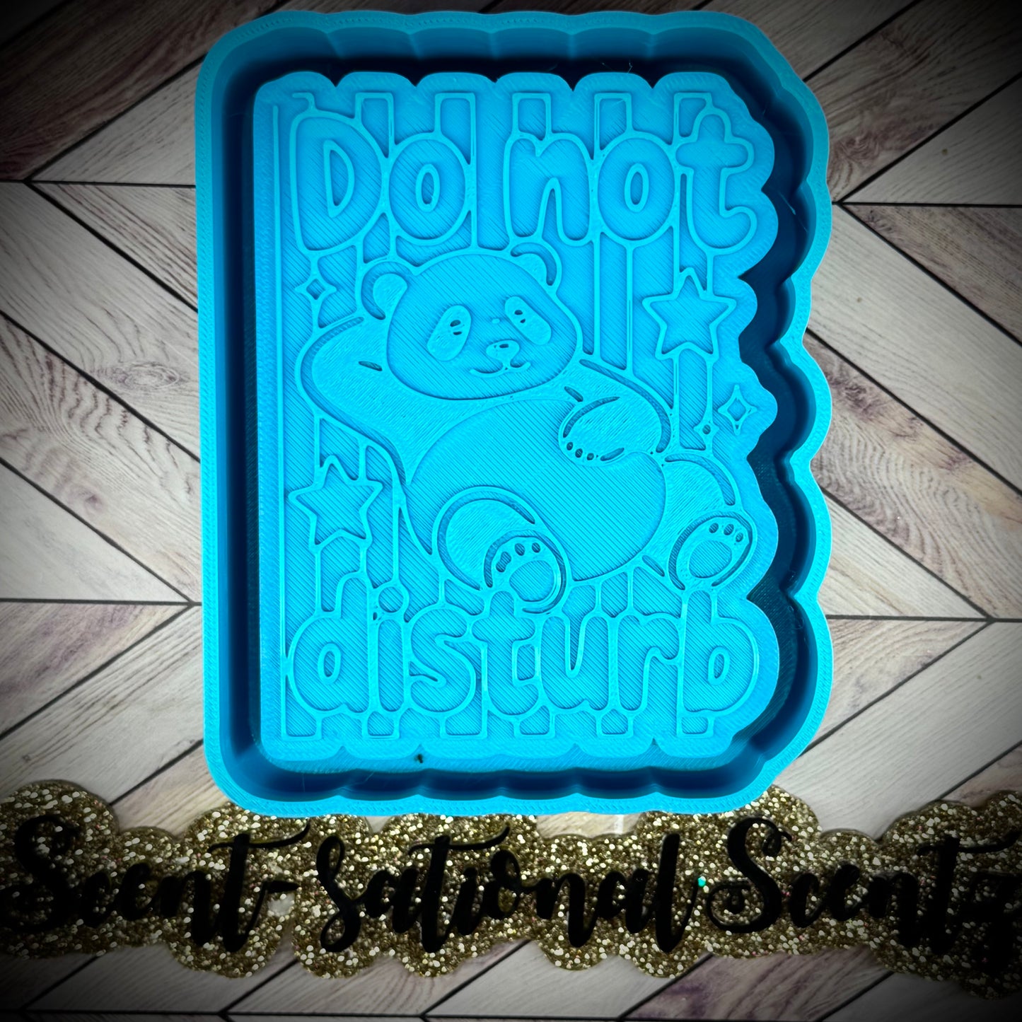 Preppy Do Not Disturb Panda mold