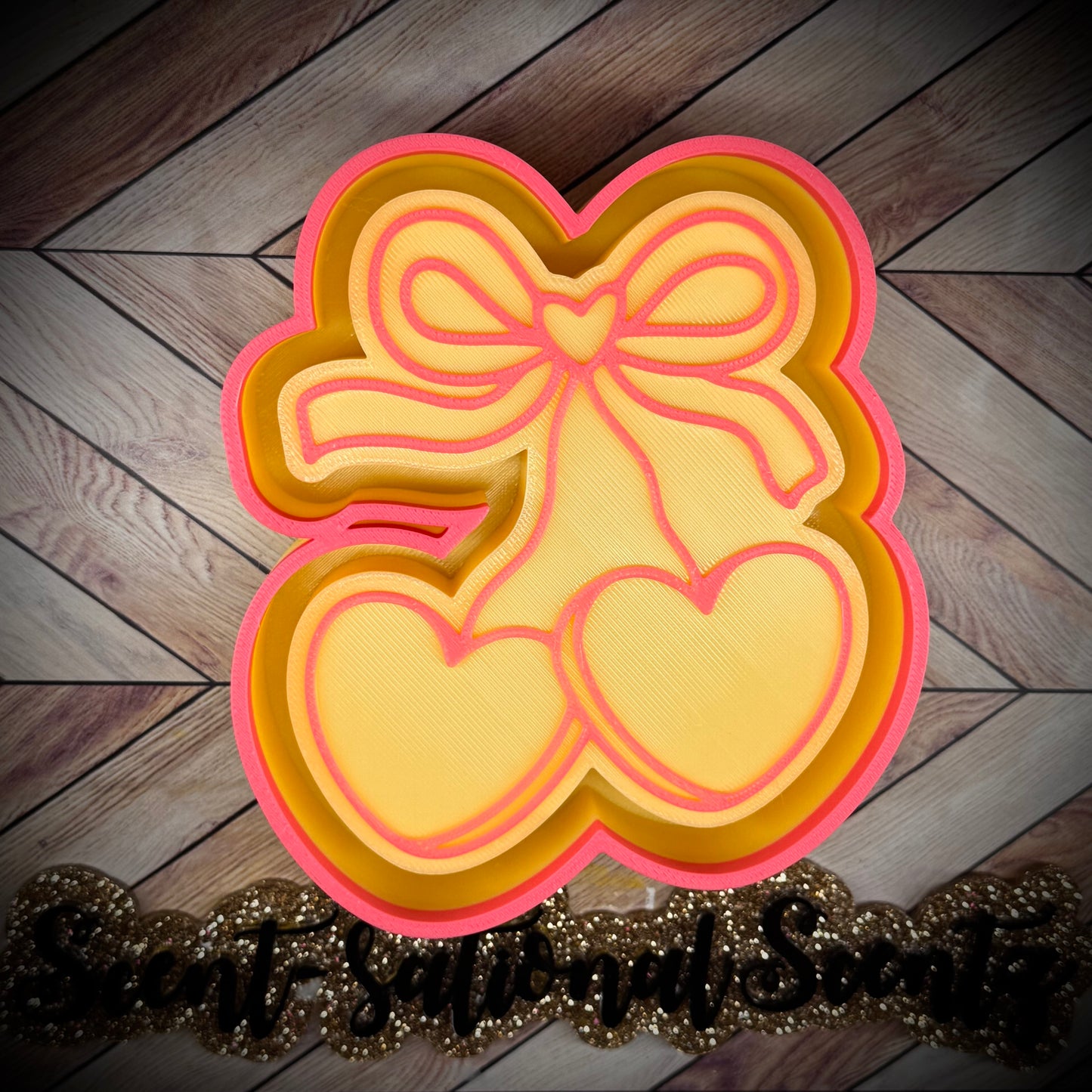 Double Heart Cherries mold(462)