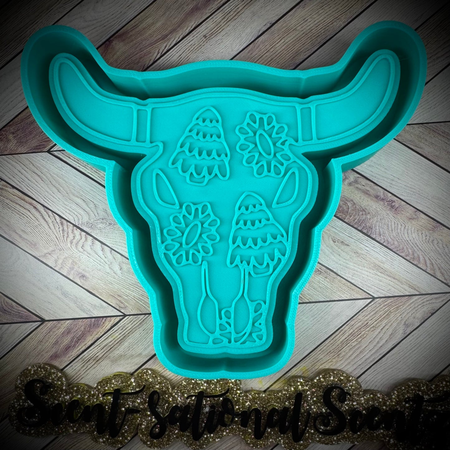 Xmas Trees & Conchos Bull mold