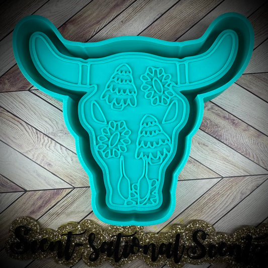 Xmas Trees & Conchos Bull mold