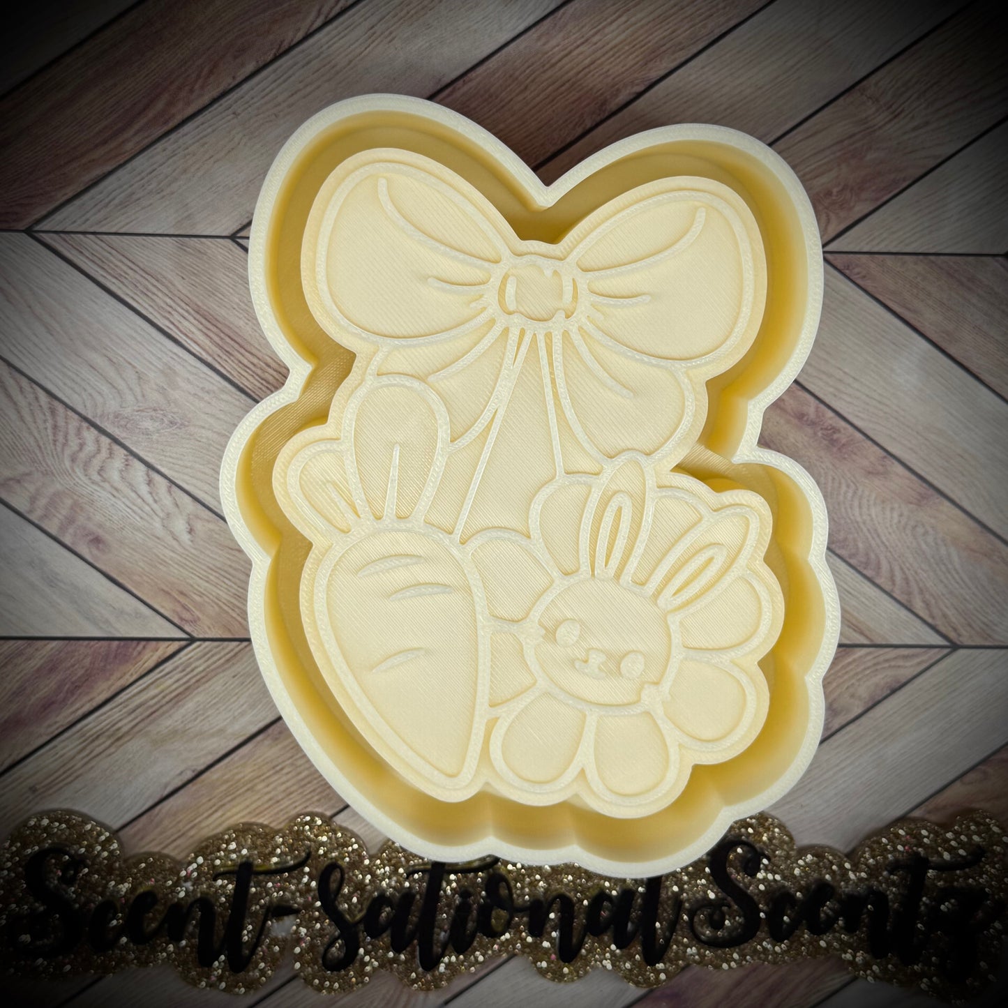 Bunny Daisy &Carrot cherries mold(433)