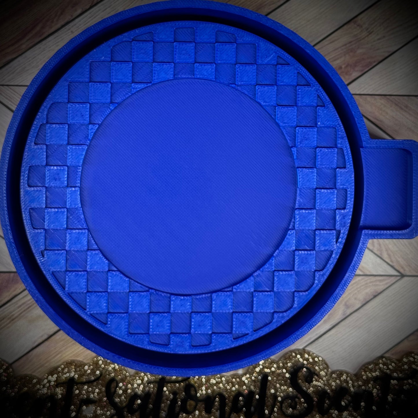 Round Checkered frame mold(449)