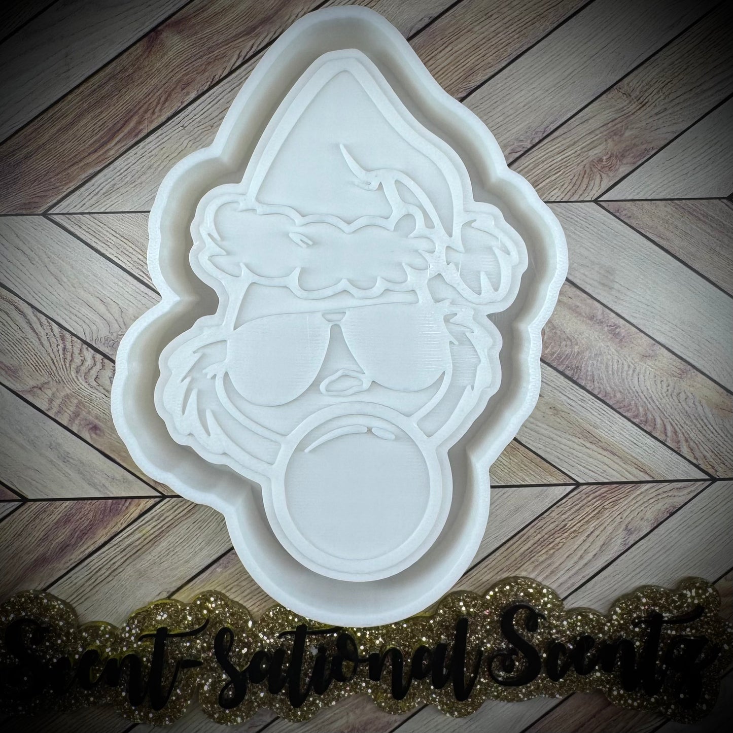 G-man blowing bubble