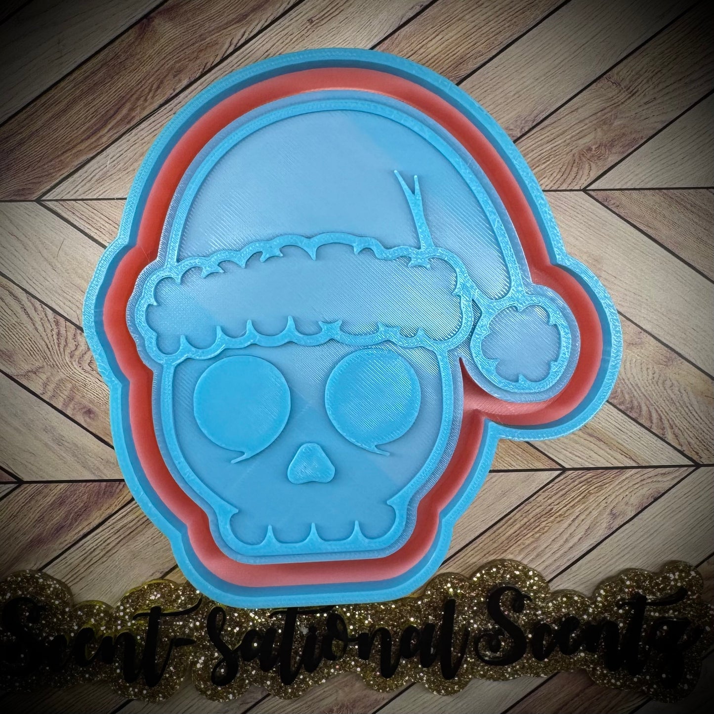 Skelly Santa Mold