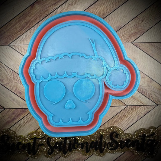 Skelly Santa Mold