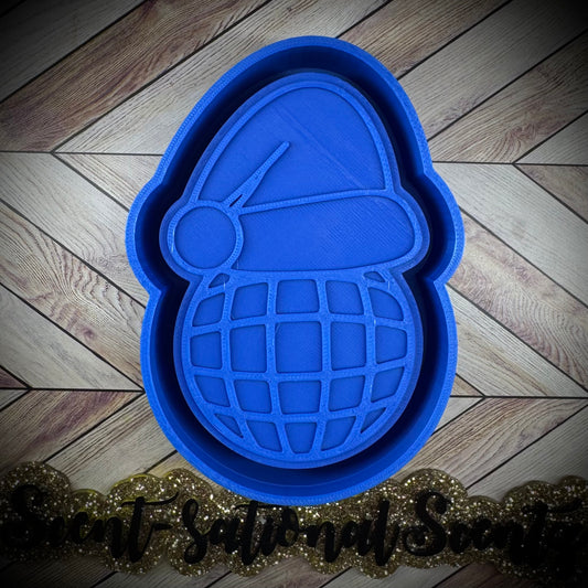 Disco Santa hat mold