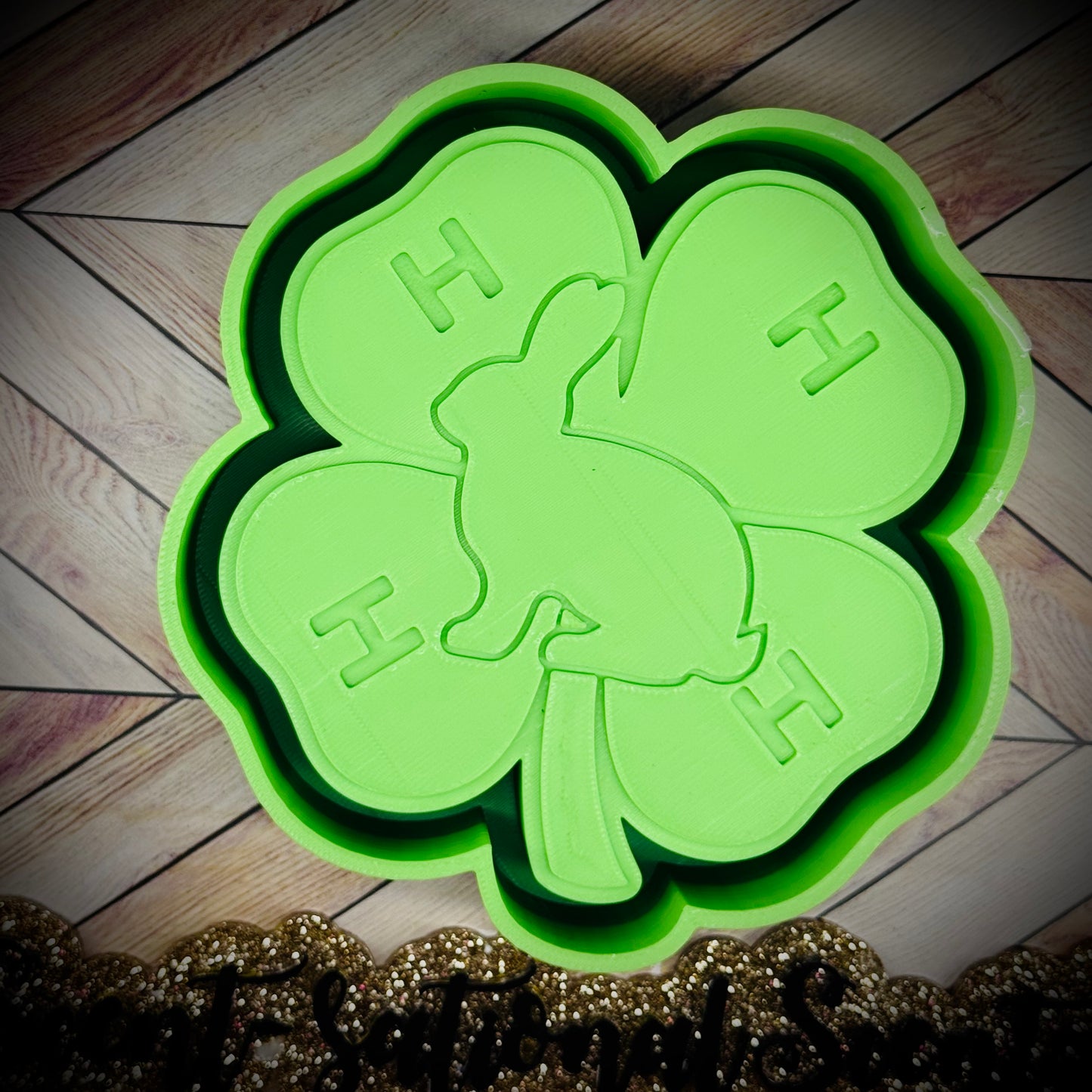 4H Clover(rabbit) mold(534)