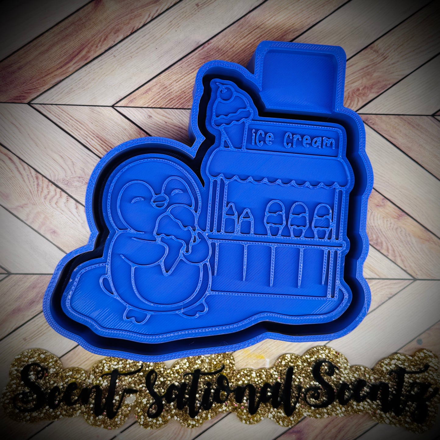 Penguin Ice Cream Shop mold(424)