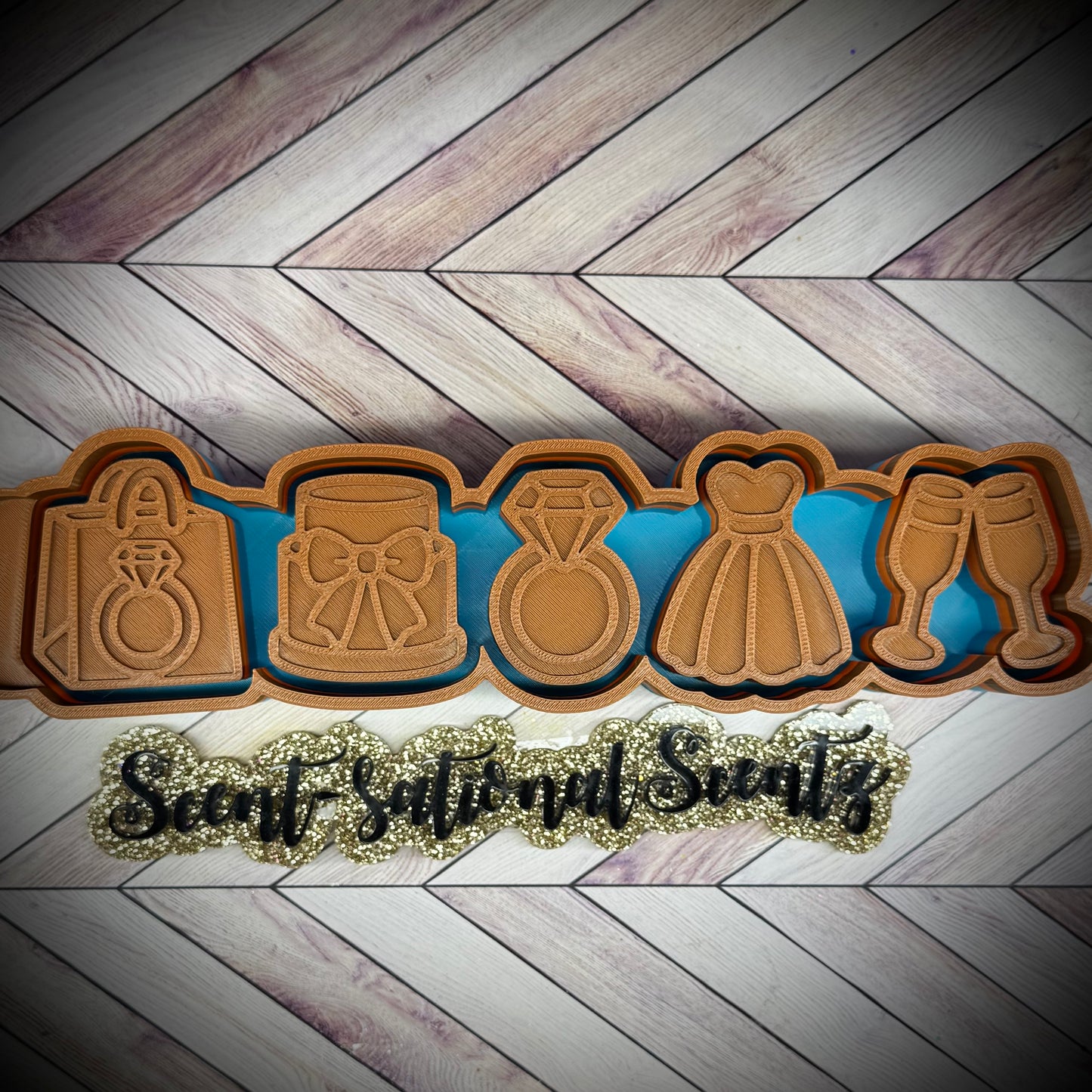 Wedding Freshie Charm Minis mold
