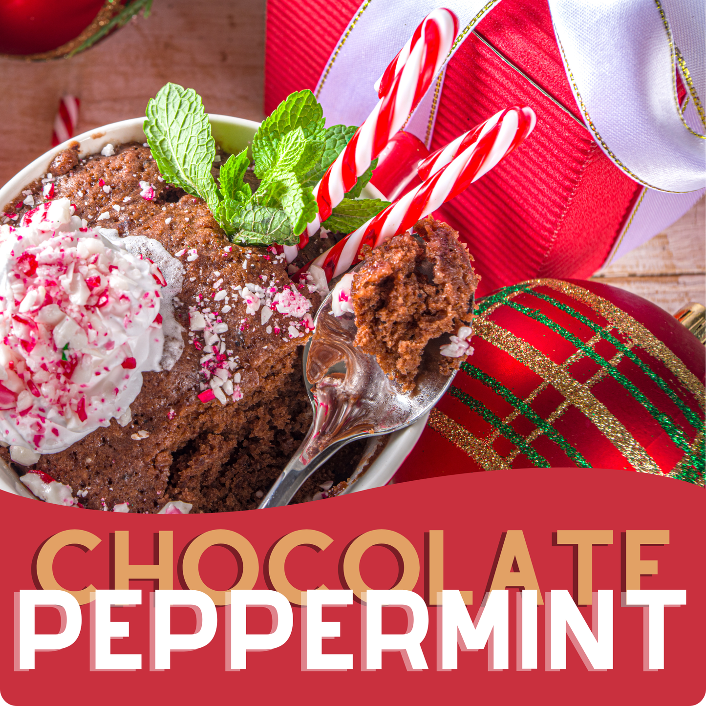 Chocolate Peppermint scented beads