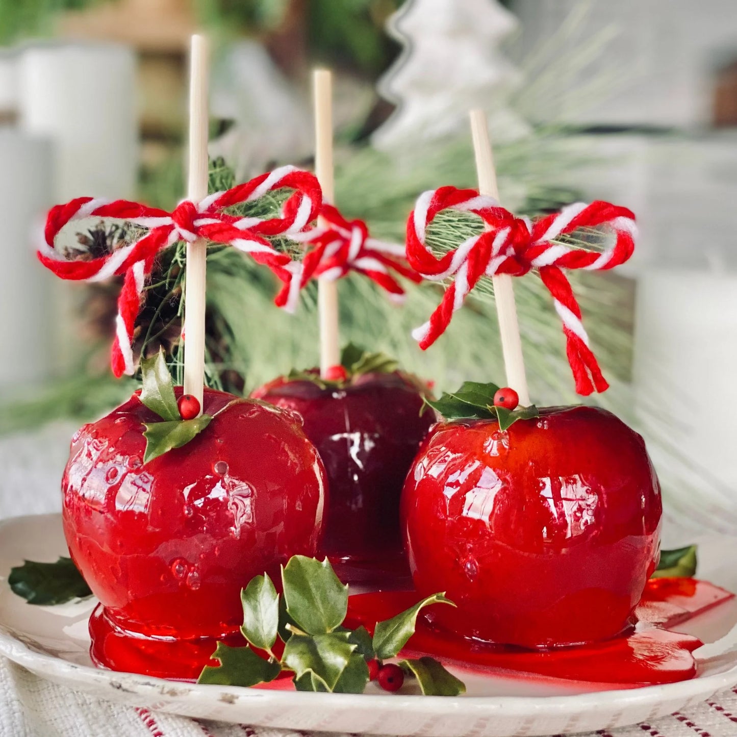 Winter Candy Apple Prescented Beads