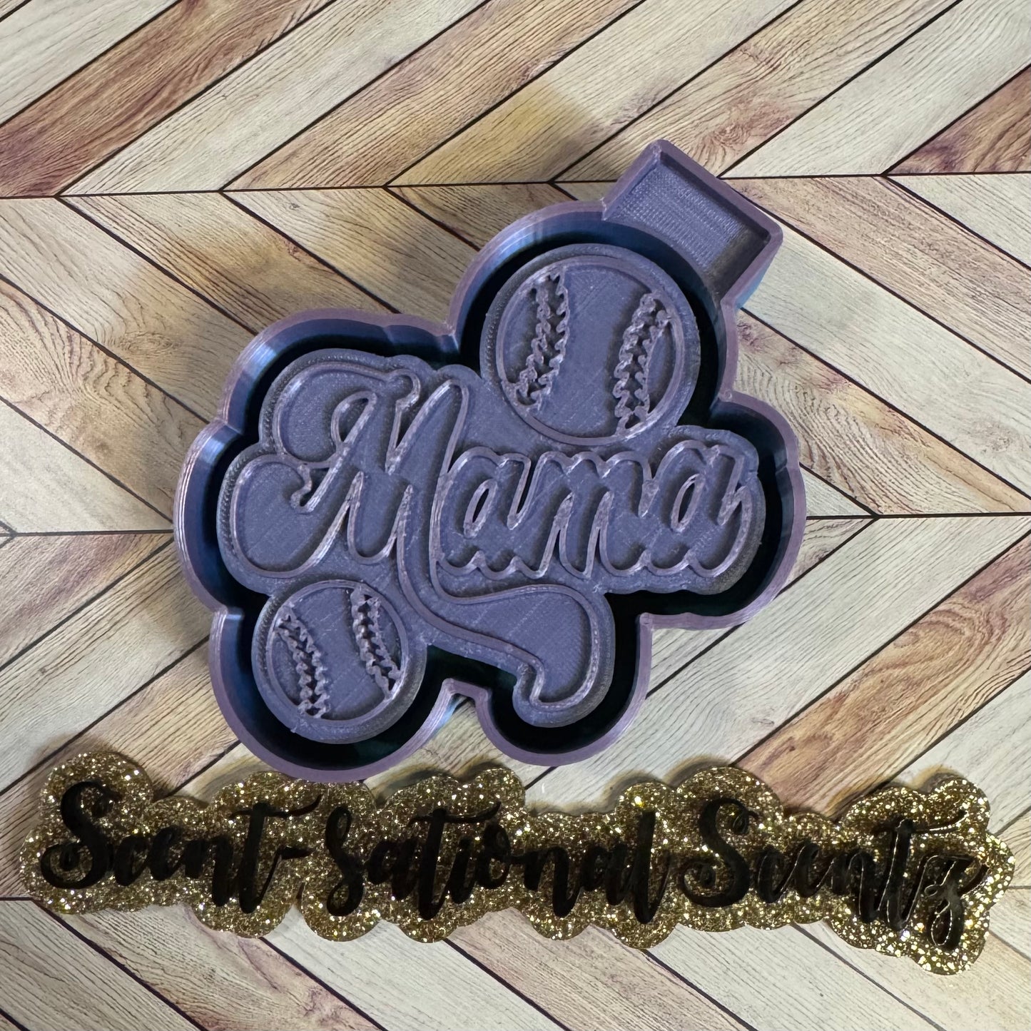 Mama Baseball Freshie Mold