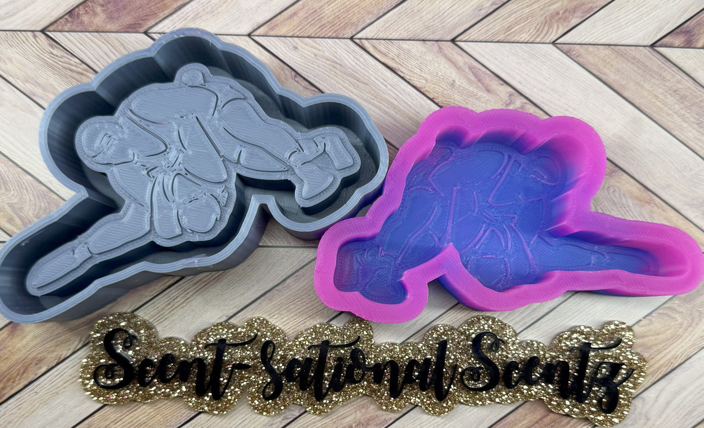 Wrestling Freshie Mold