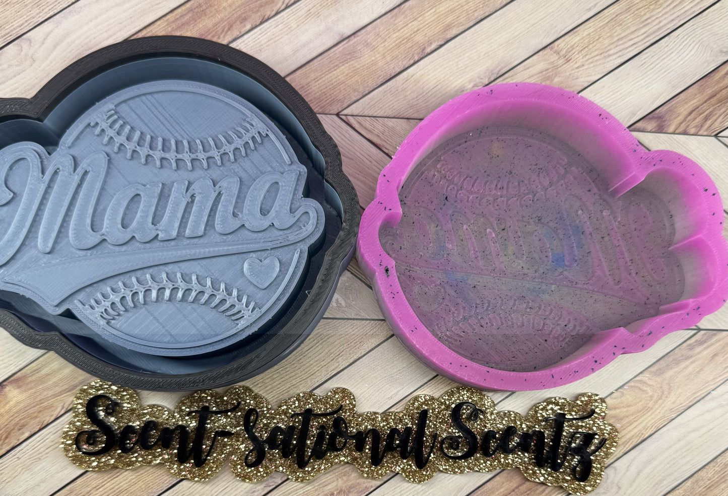 Mama Baseball Freshie Mold