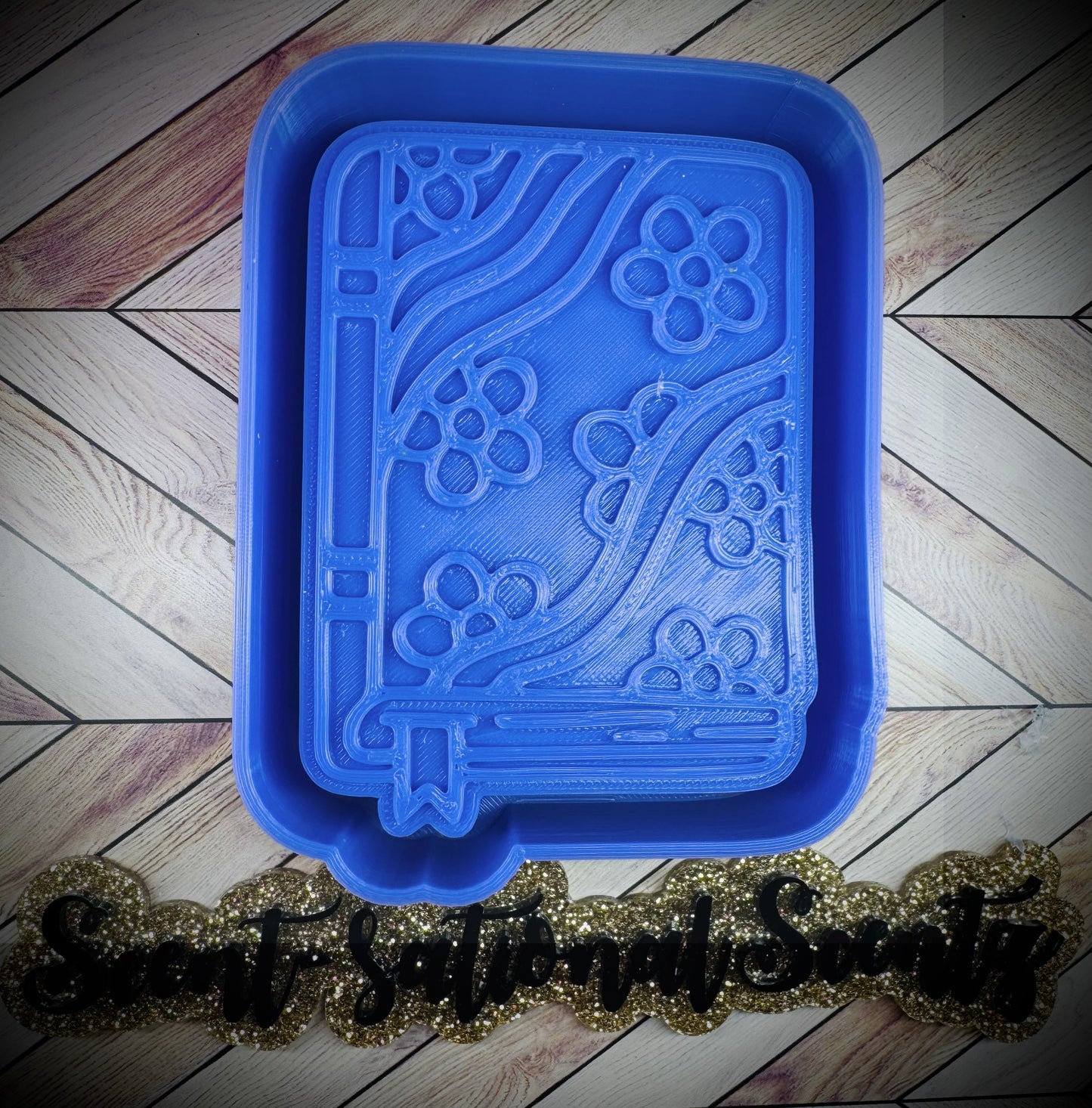 Groovy Book Freshie Mold