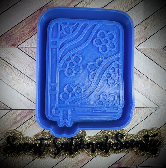 Groovy Book Freshie Mold