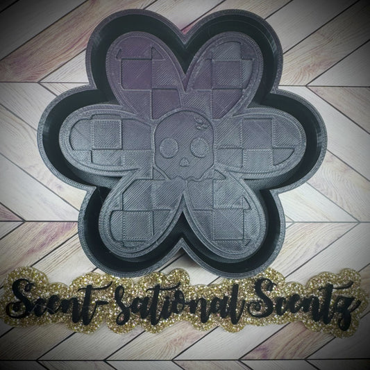 Checkered Skull Flower(55)