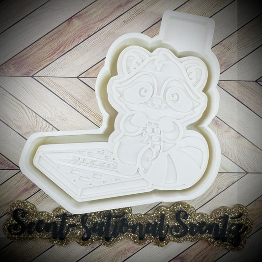 Raccoon Pizza Freshie Mold(168)