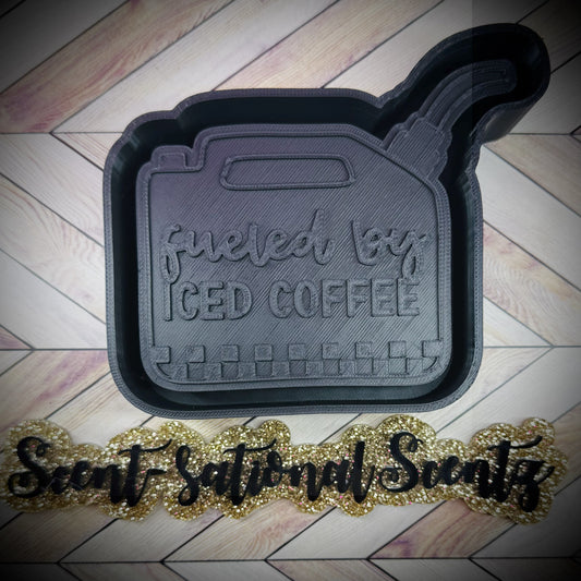 Fueled By Iced Coffee Freshie Mold