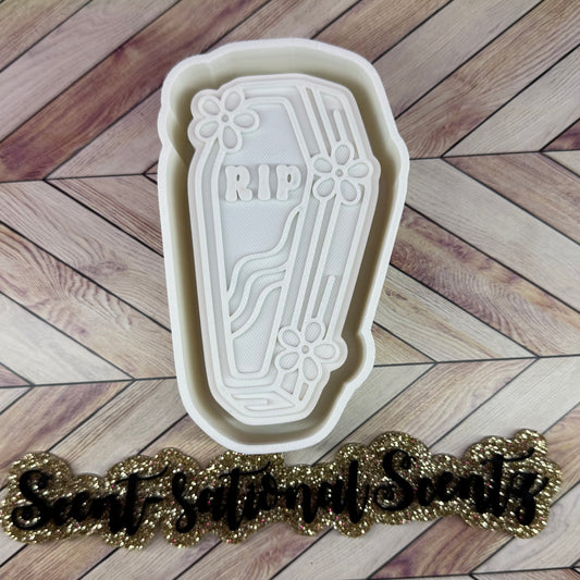 RIP Groovy Casket Freshie Mold(23)