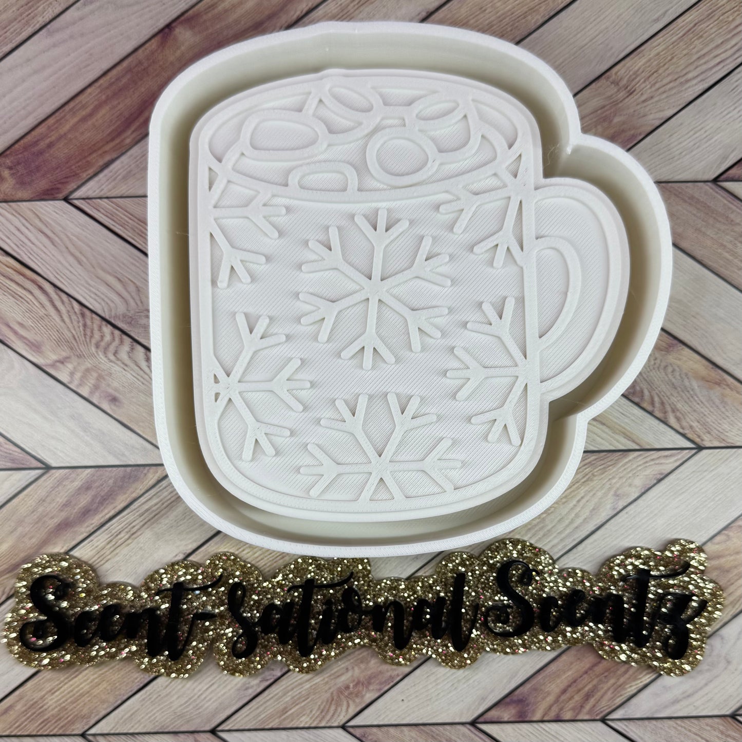 Snowflake Mug Freshie Mold(204)