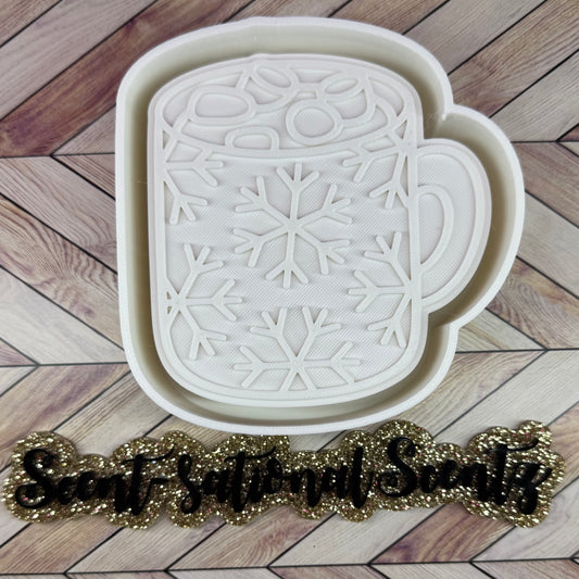Snowflake Mug Freshie Mold(204)