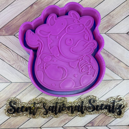 Cow Rubber Duck Freshie Mold