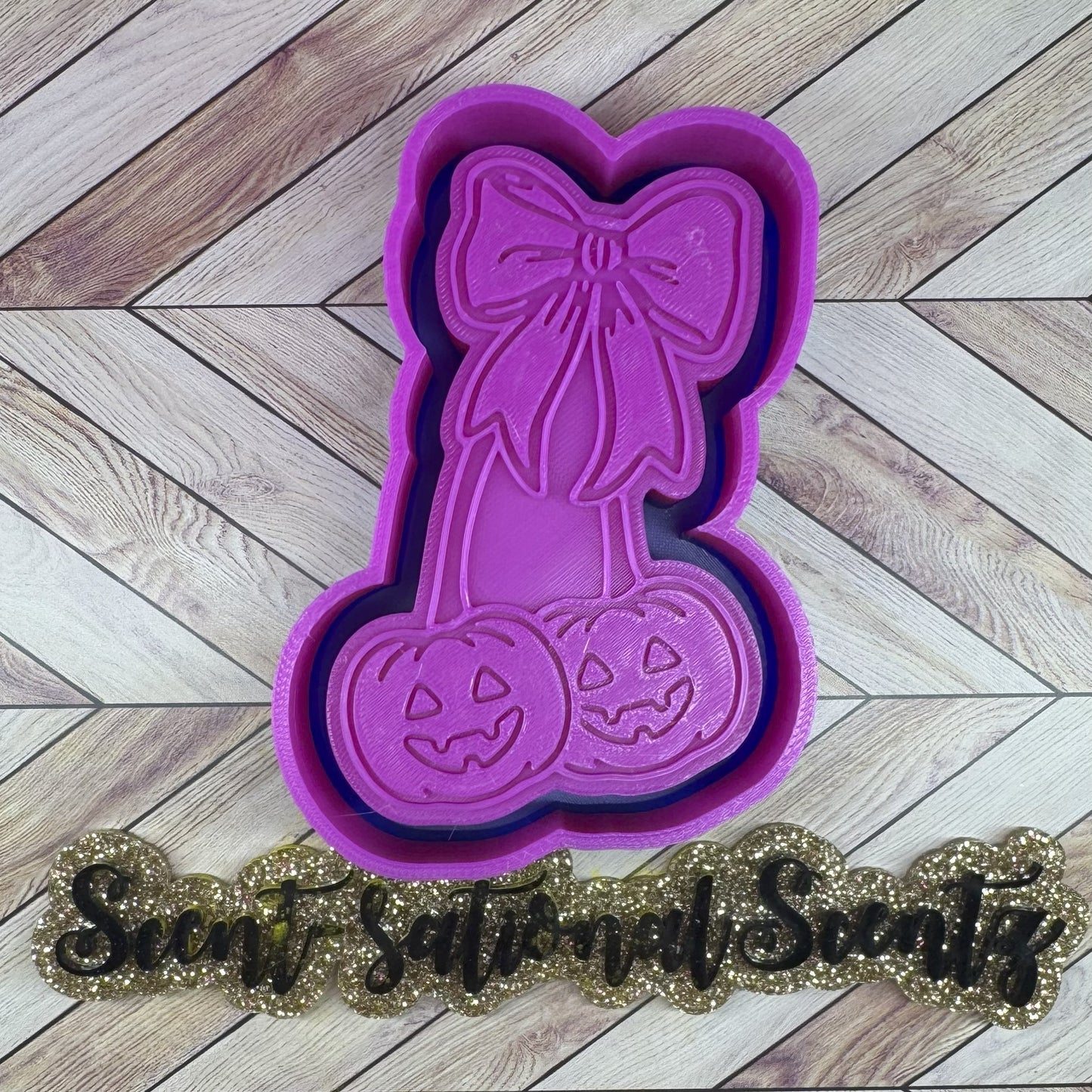 Pumpkin Cherries Freshie Mold