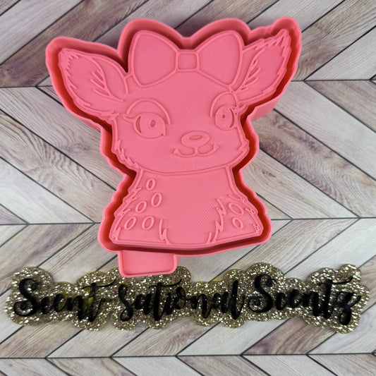 Cute Deer Freshie Mold(25)