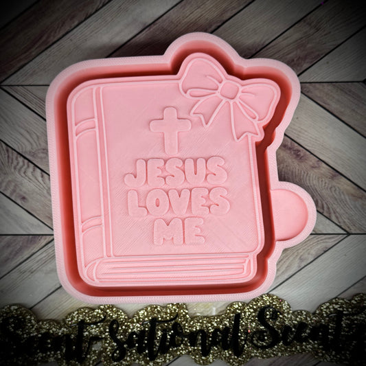 Jesus Loves Me Bible mold(1026)