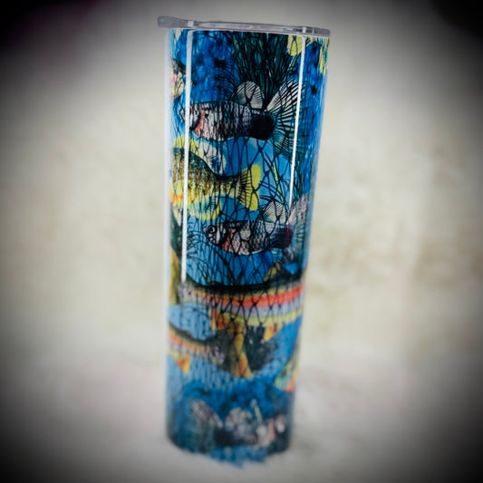 20oz tumbler - Daddy/fishing