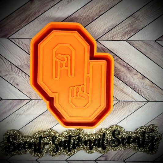 OU Horns Down mold