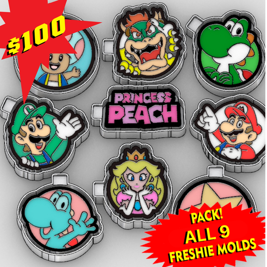 Mario 9-mold pack