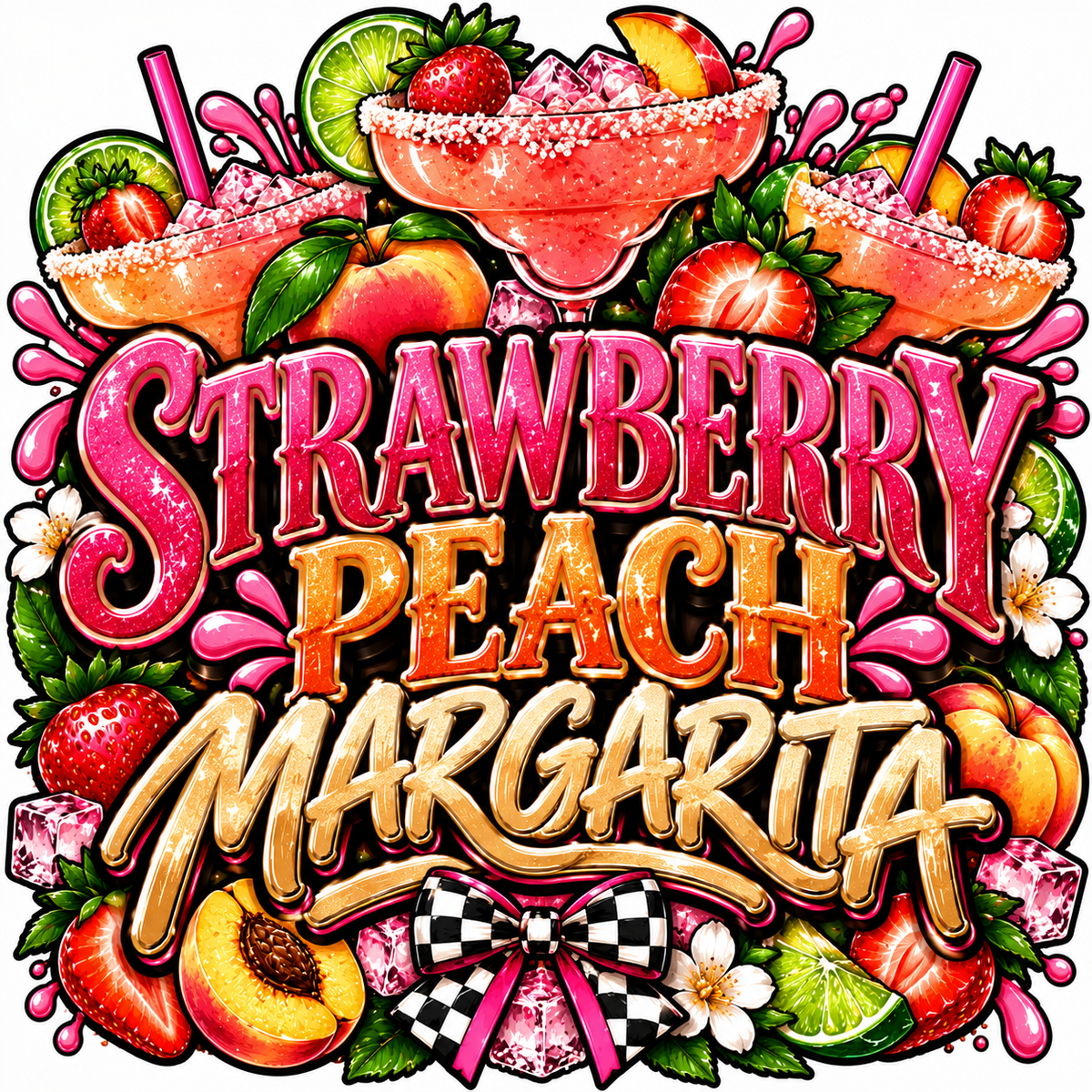 Strawberry Peach Margarita