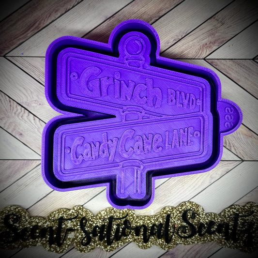 Christmas Street Sign mold
