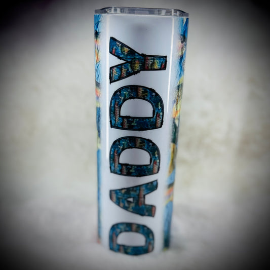 20oz tumbler - Daddy/fishing