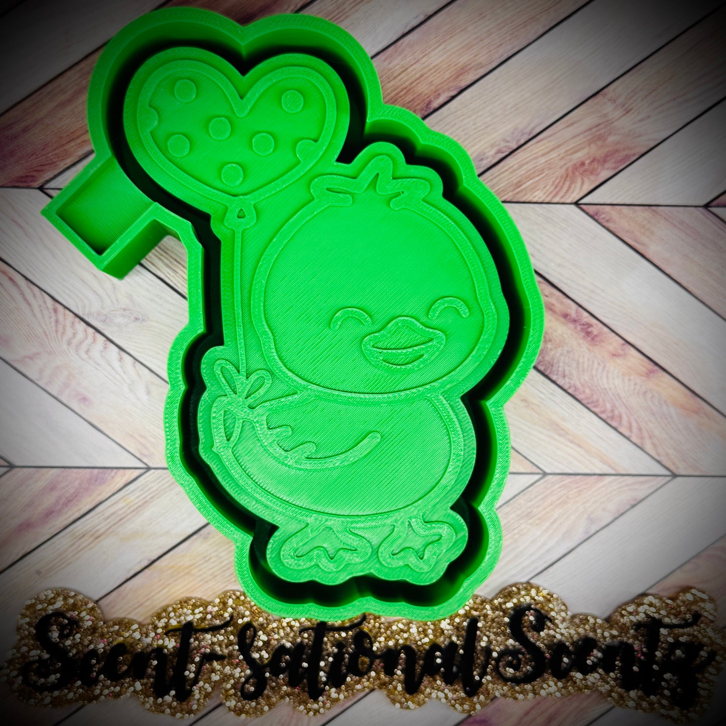 Cute V-day Duck mold(393)
