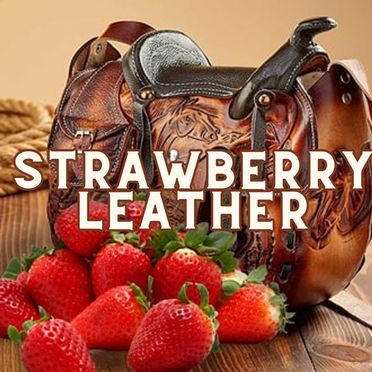 Strawberry Leather Prescented Beads