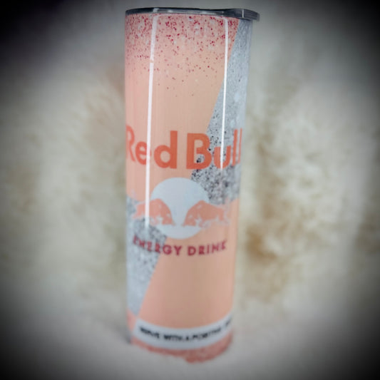 20oz tumbler - Redbull can(peach color)